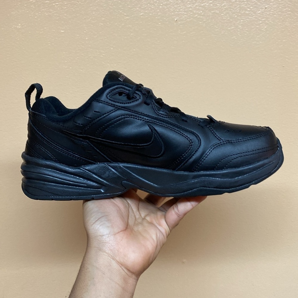 Nike Air Monarch IV “Black Metallic Silver” Size 9.5 Wide 416355-001 - Picture 7 of 17